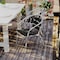 Flash Furniture Commercial Black Metal Restaurant Stack Chair TLH-017W-BK-GG - alternate 1